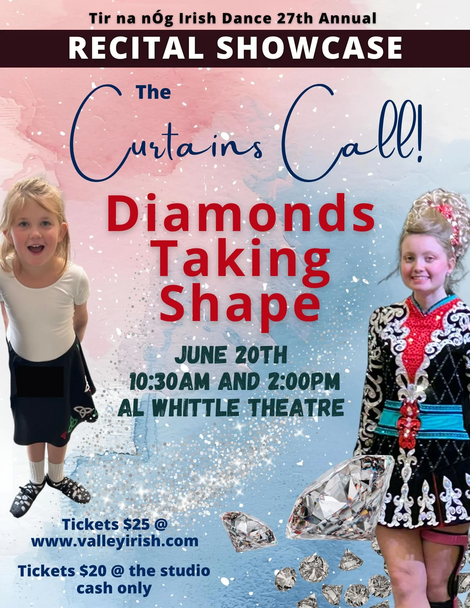 Tir na nÓg Irish Dance—Diamonds Taking Shape 10:30AM &amp; 2:00PM 