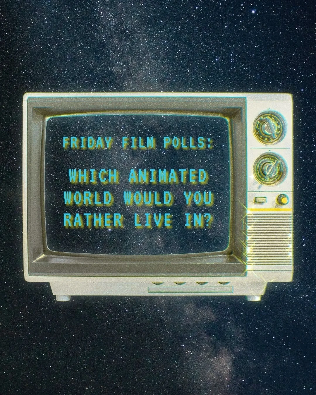 Your weekly Friday Film Poll 🌟📽️

If you&rsquo;re looking for a new place to settle down&hellip; what animated world would you rather live in? 

Some of us (myself included) might feel most at home wandering around one of Tim Burton&rsquo;s gothic 