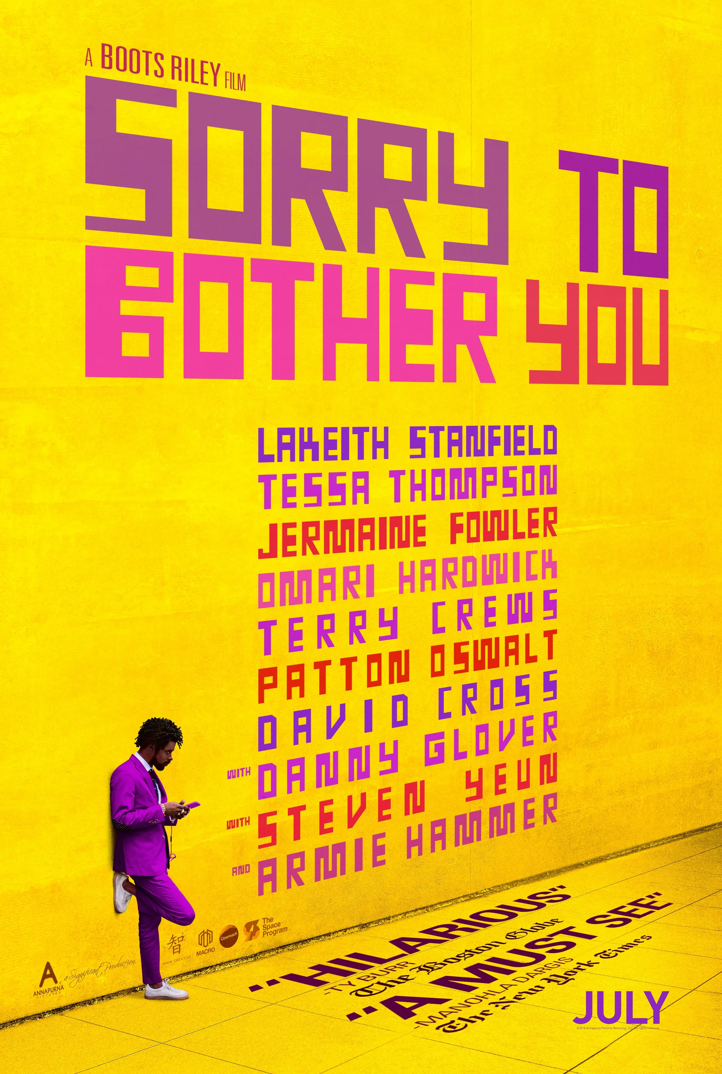 Sorry To Bother You-8:00PM
