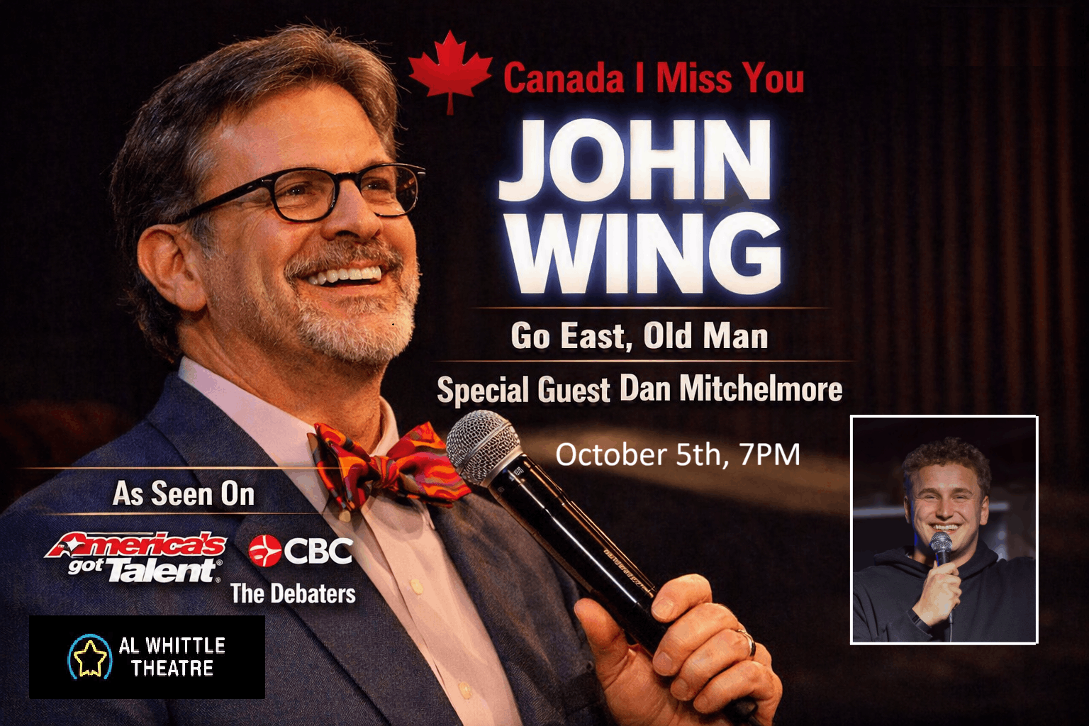 John Wing: Go East, Old Man — 7:00PM