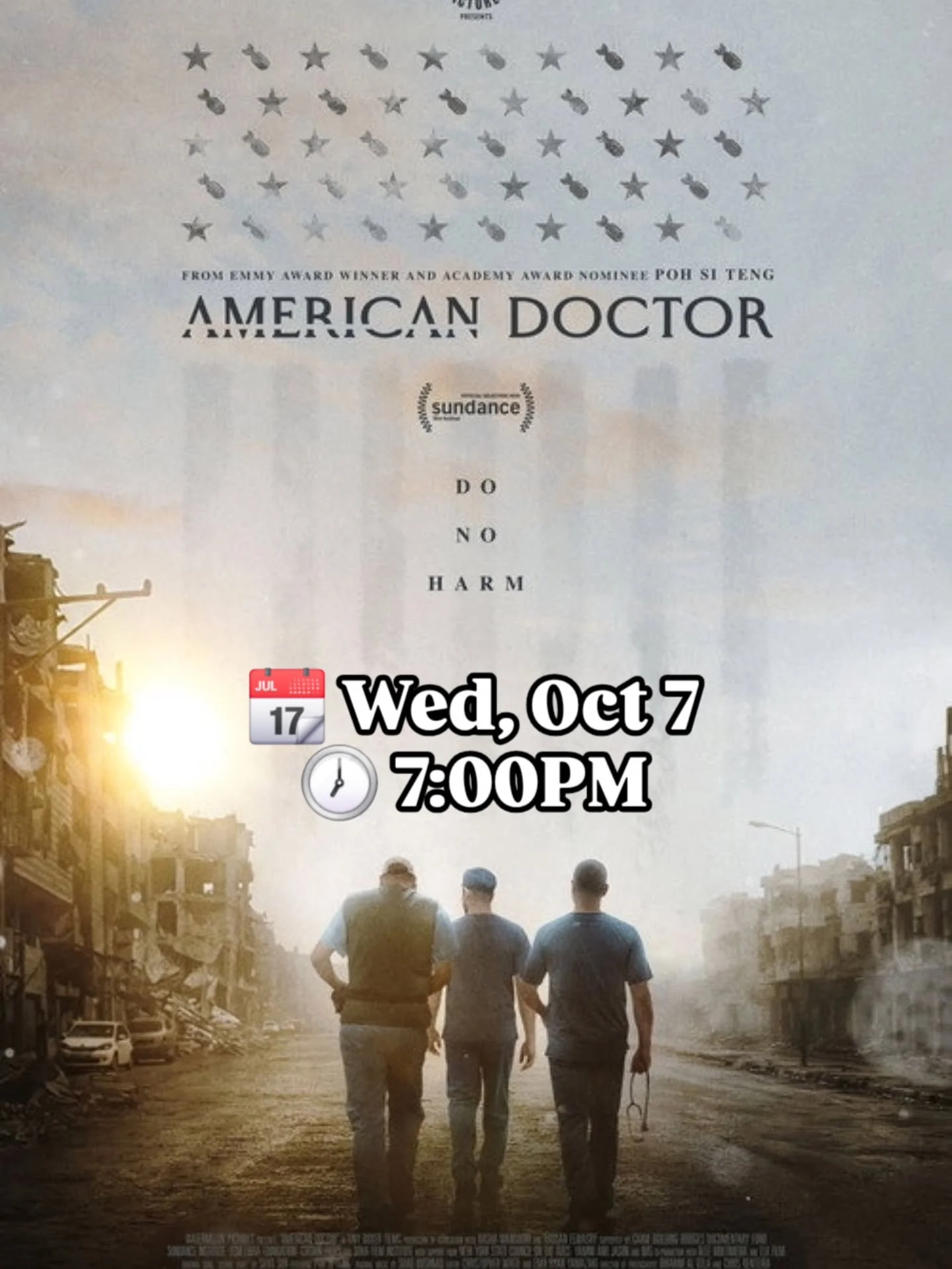 When three heroic American doctors &mdash; Palestinian, Jewish, and Zoroastrian &mdash; enter Gaza to save lives in the middle of a genocide, they find themselves caught between medicine and politics, risking everything to expose the truth.

Runtime: