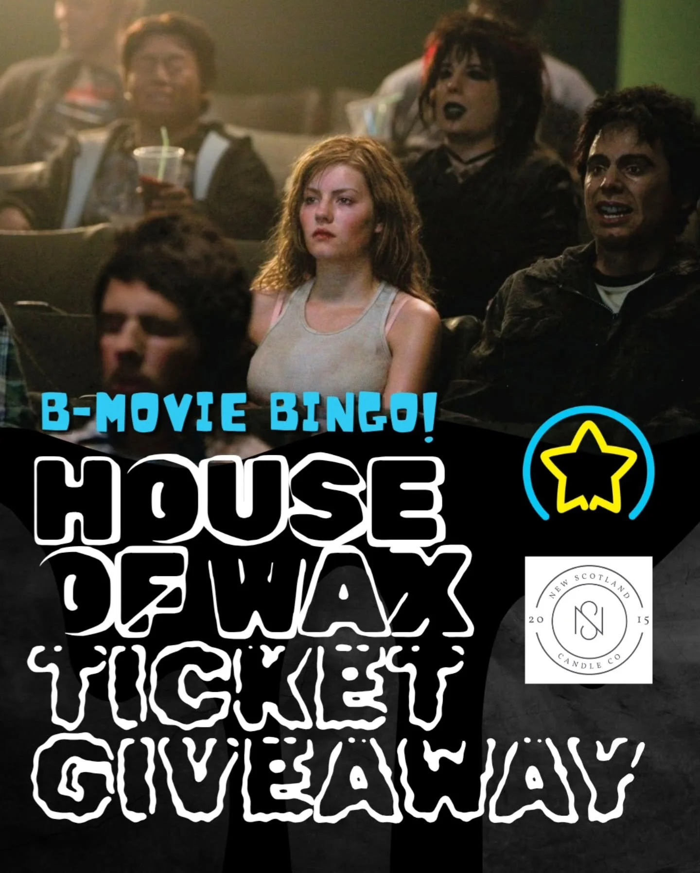 Win 2 tickets to our upcoming screening of House of Wax (with BINGO!)

🕯How to Enter: 
1. Follow @alwhittletheatre and @newscotlandcandleco 
2. Like this post
3. Tag a friend you would live in a house of wax with (aka who you want to bring with you!