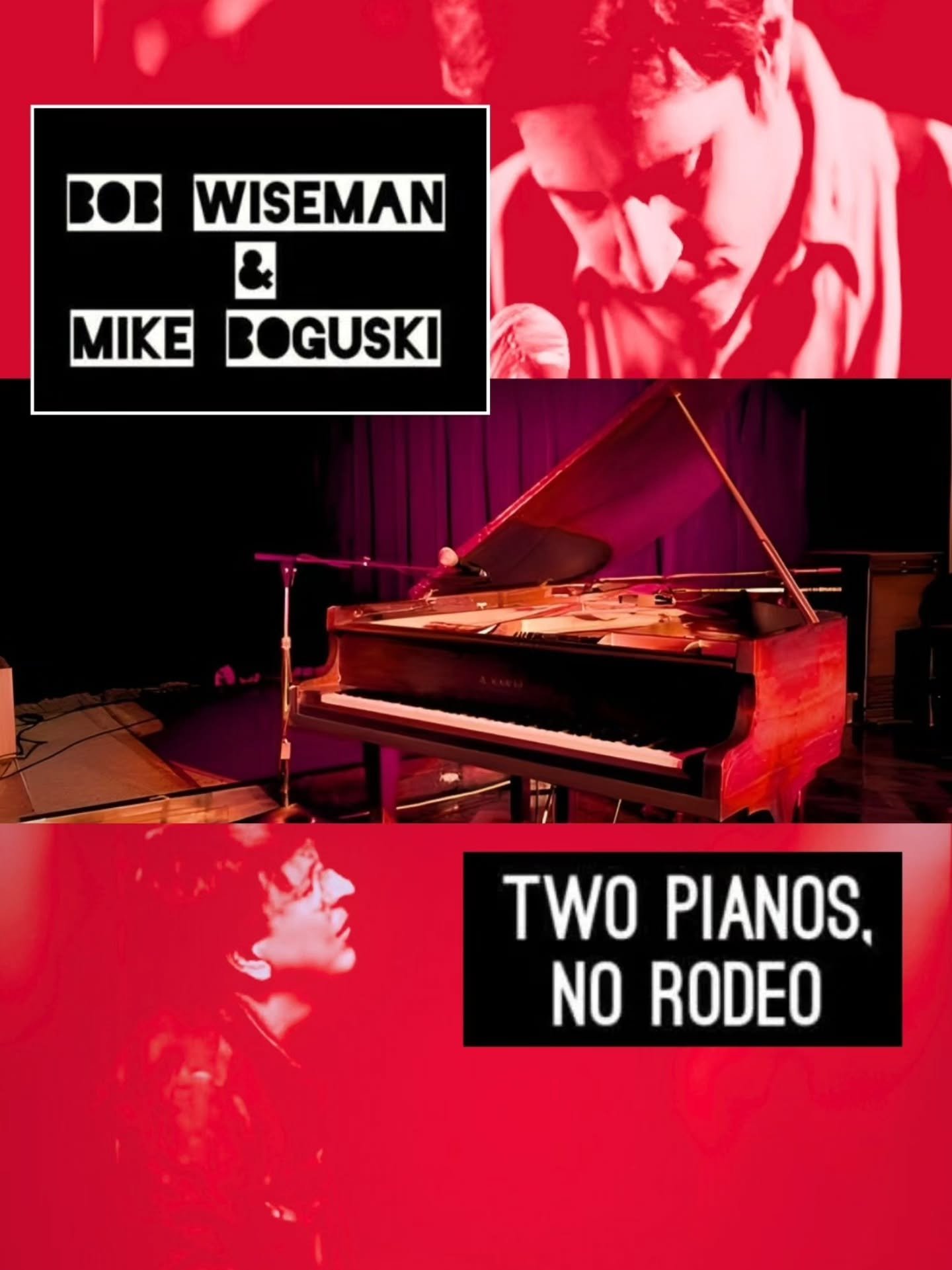 Bob Wiseman is a founding member of Blue Rodeo. Punk pianist. Lo-fi provocateur. Think Monk meets Burroughs at a Toronto dive bar. Expect sound collage, biting satire, sonic left turns. Nothing&rsquo;s off limits.

Mike Boguski is the current Blue Ro
