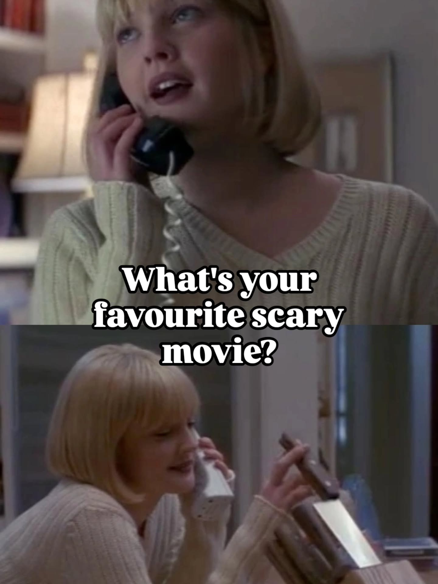 I scream, you scream, we all scream for SCREAM!

📅 Fri, Oct 30
🕓 7:00PM
📍 Al Whittle Theatre
🌟 Retro Admission 
🎟 www.alwhittletheatre.ca/events/scream

A year after the murder of her mother, a teenage girl is terrorized by a masked killer who t