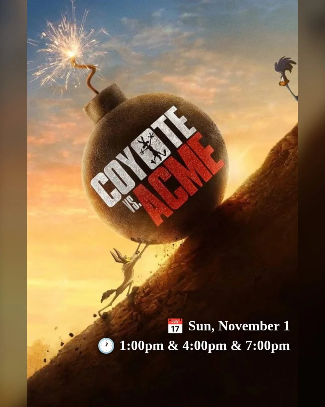 What's on at the Al Whittle this November! Swipe to see everything coming up 👉

📽 Coyote vs. Acme &mdash; Sun, Nov 1
📽 AKI &mdash; Wed, Nov 4 (With Post Show Panel)
📽 V for Vendetta &mdash; Thu, Nov 5
🎵 Graham Howes and Friends presents The Musi