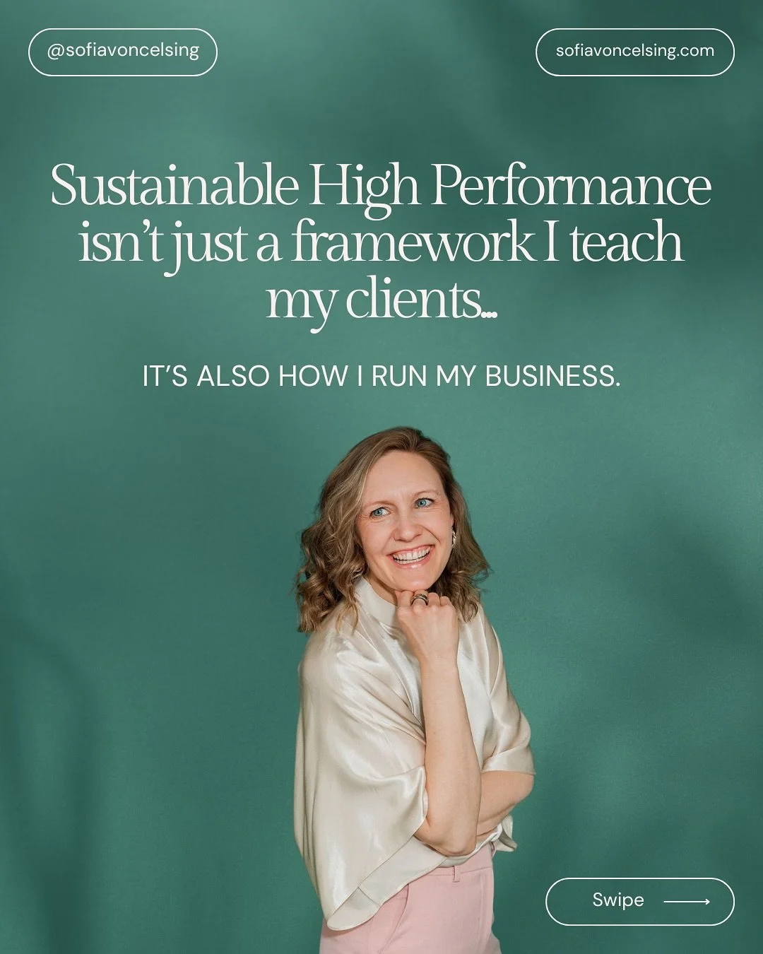 What really guides how you lead and live? ✨

Sustainable High Performance isn&rsquo;t just a framework I teach my clients, it&rsquo;s how I run my business and my life.

These four core values have become my compass:

❤️ Love - Doing work that matter