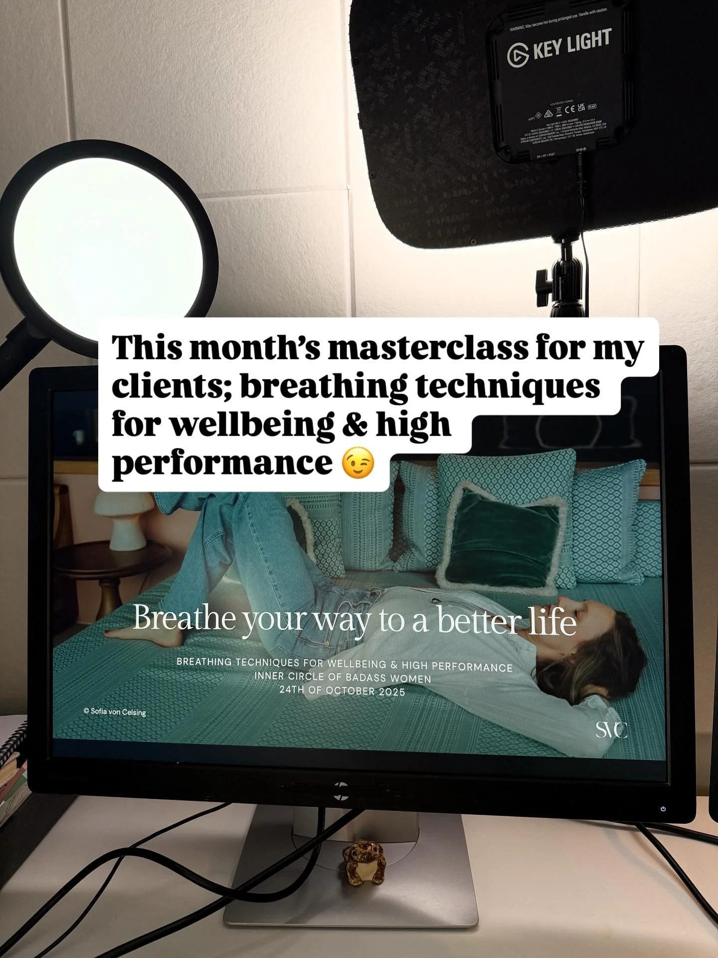On the menu today for my clients: a workshop on how proper breathing can completely transform our health and performance. 💪💨

We will cover different breathing techniques, their benefits, when to use them, and for what purposes. 

They will also ge