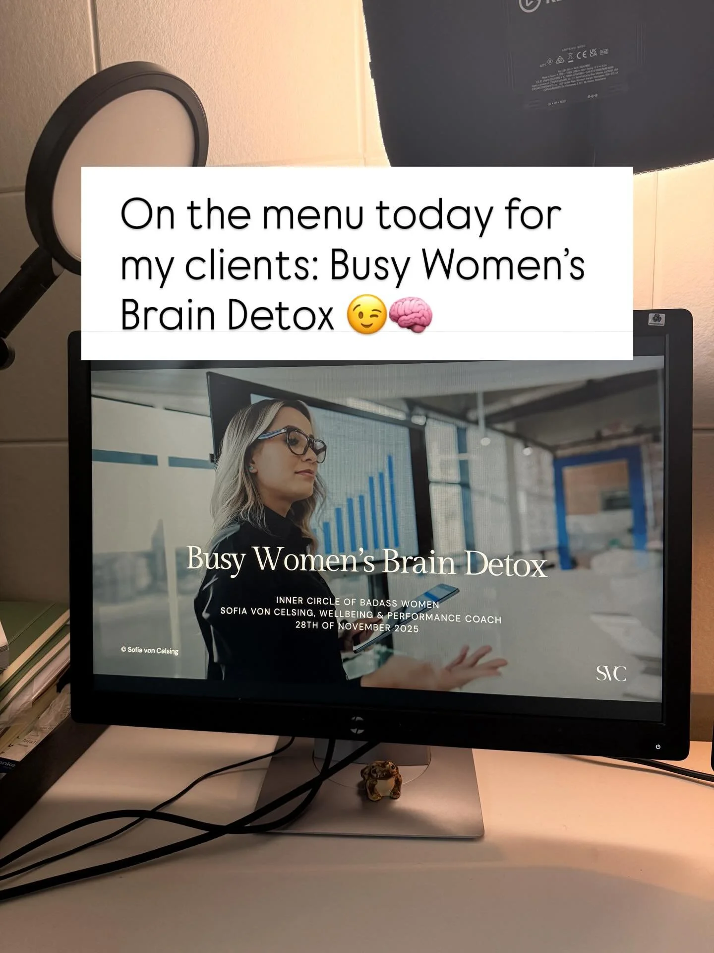 On the menu today for my clients: Busy Women&rsquo;s Brain Detox 🤩🧠 

A workshop to get clear on priorities, reduce stress, schedule, delete, delegate, and increase awareness on all the external and internal things that are going on in their lives.