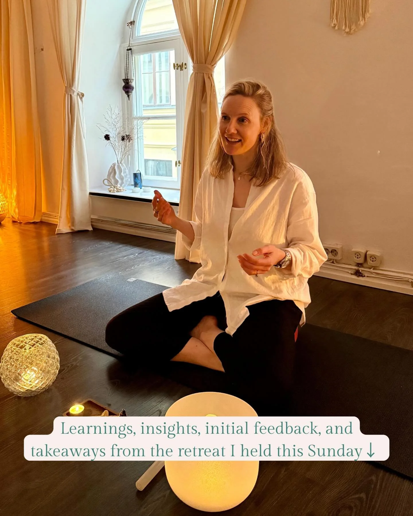 WOW, what a wonderful group of ladies I got to hang out with this Sunday at my retreat 🥰🤩🙏

THANK YOU all for coming and for trusting me to guide you 💚

I&rsquo;m still a bit &ldquo;hungover&rdquo; with an intense feeling of gratitude and happine