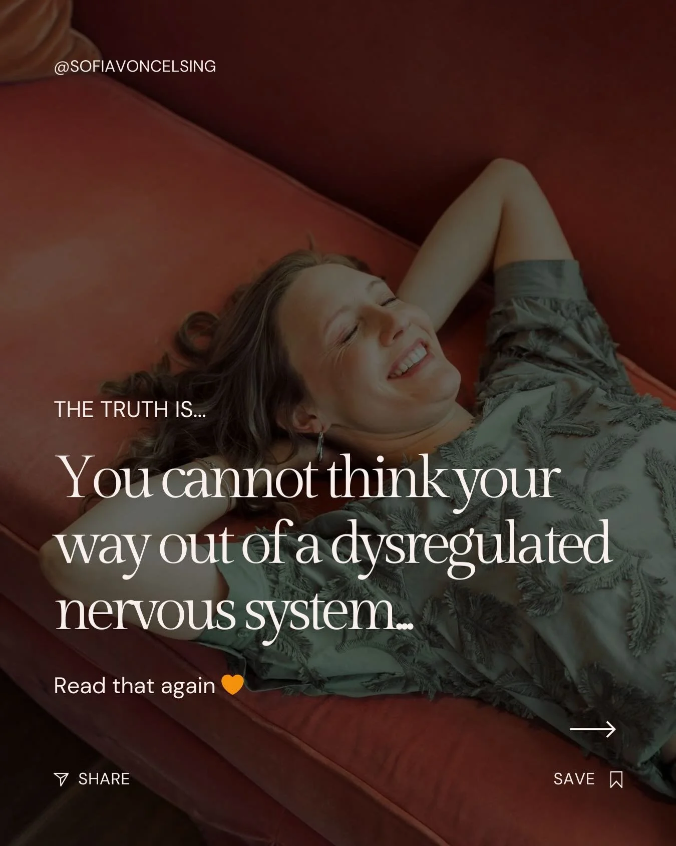 One thing I wish more women in leadership knew is this: nothing is wrong with you 💛

So many of the women I work with are incredibly self aware. They&rsquo;ve read the books, they understand the concepts, they know what they &ldquo;should&rdquo; be 