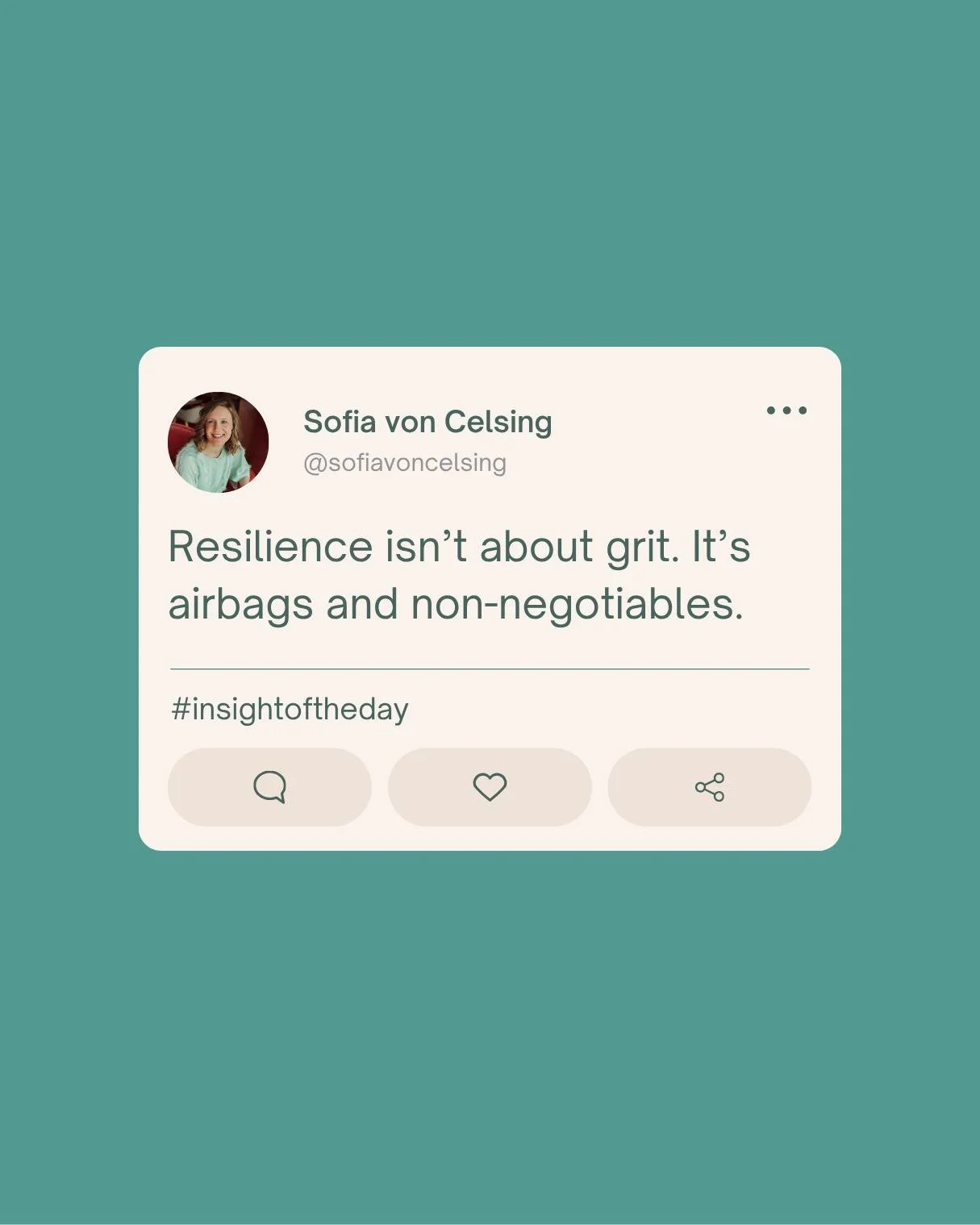 I talk to so many brilliant women leaders who feel like they&rsquo;re operating with zero margin... 

They are highly competent, driven, and get an incredible amount done, but they&rsquo;re running on fumes.

When you have no margin, even the smalles
