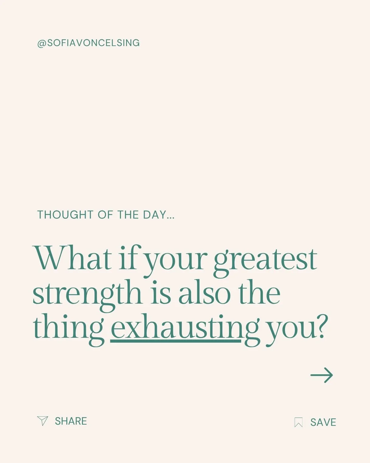 Read that first slide again. Let it sink in for a second 🧡

Because if you are the woman who is constantly praised for &ldquo;handling it all,&rdquo; I need you to hear this&hellip; your ability to get sh*t done is a beautiful superpower. But it sho
