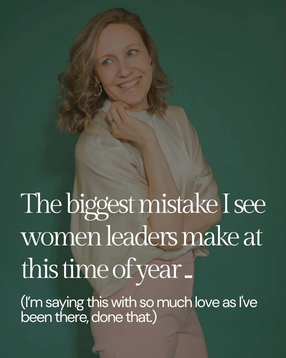 &ldquo;Making it to vacation&rdquo; is not a badge of honor&hellip;

I am saying this with soooo much love because I have been there myself. Right now, so many brilliant women leaders have their blinkers on. They are skipping breaks, packing their sc