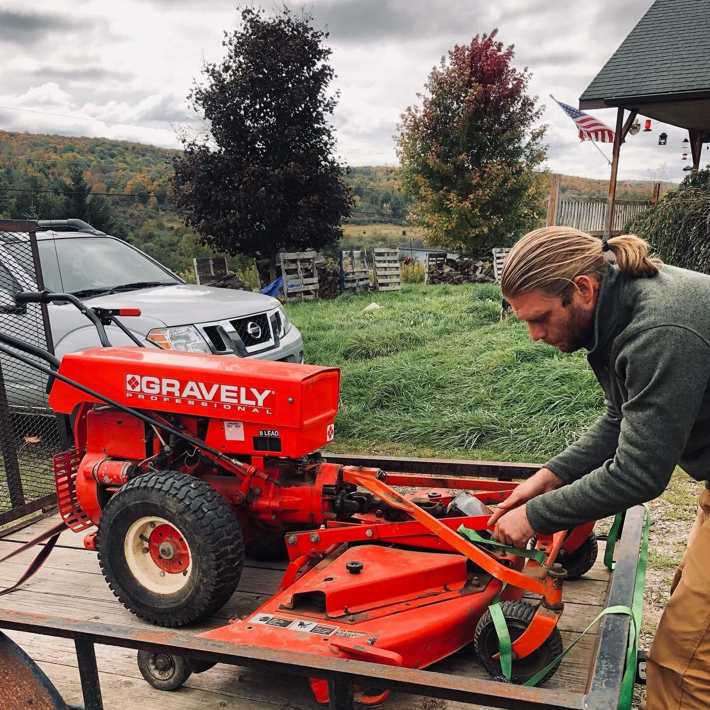 New farm toy! We&rsquo;ve entered the Gravely family obsession. #gravely #newfarmer #farmmachinery