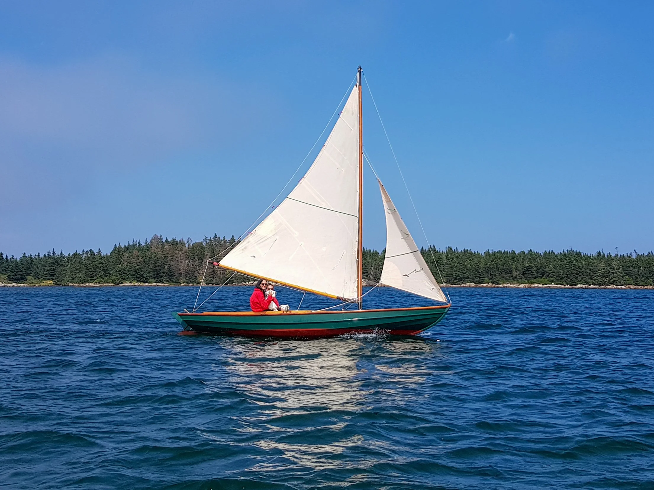 Swampscot is a Fishing Dory locally built in Nova Scotia and maintained ...