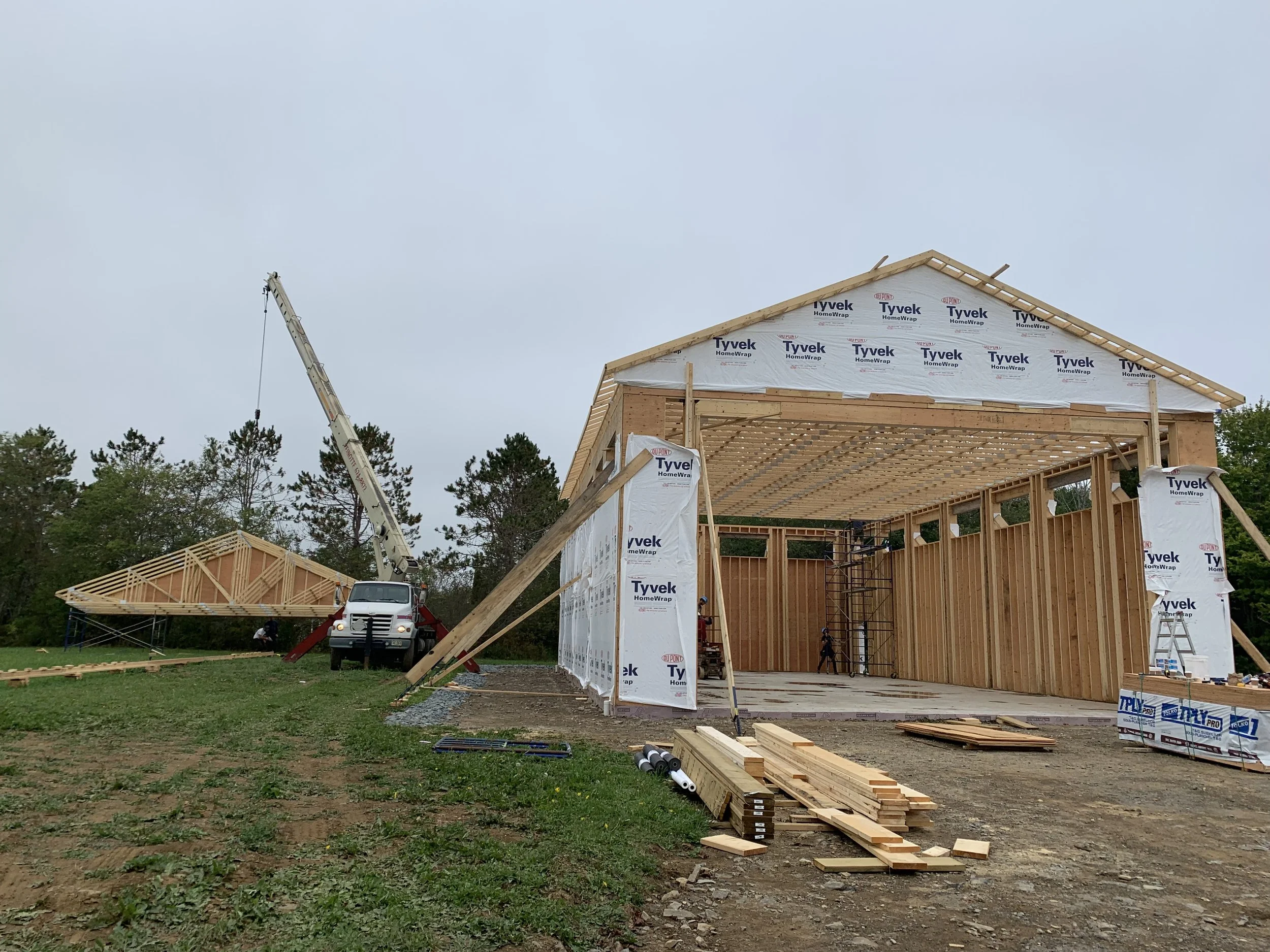 Tern Boatwork's new boat shop, built in 2020, is located in West LaHave ...