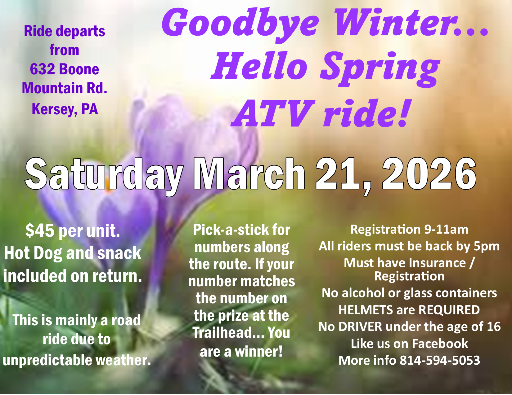 Goodbye Winter…Hello Spring!