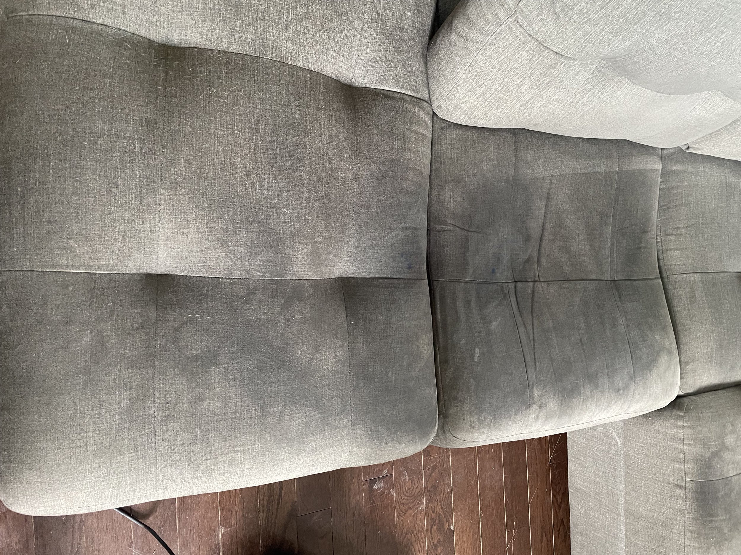 Couch Cleaning Before