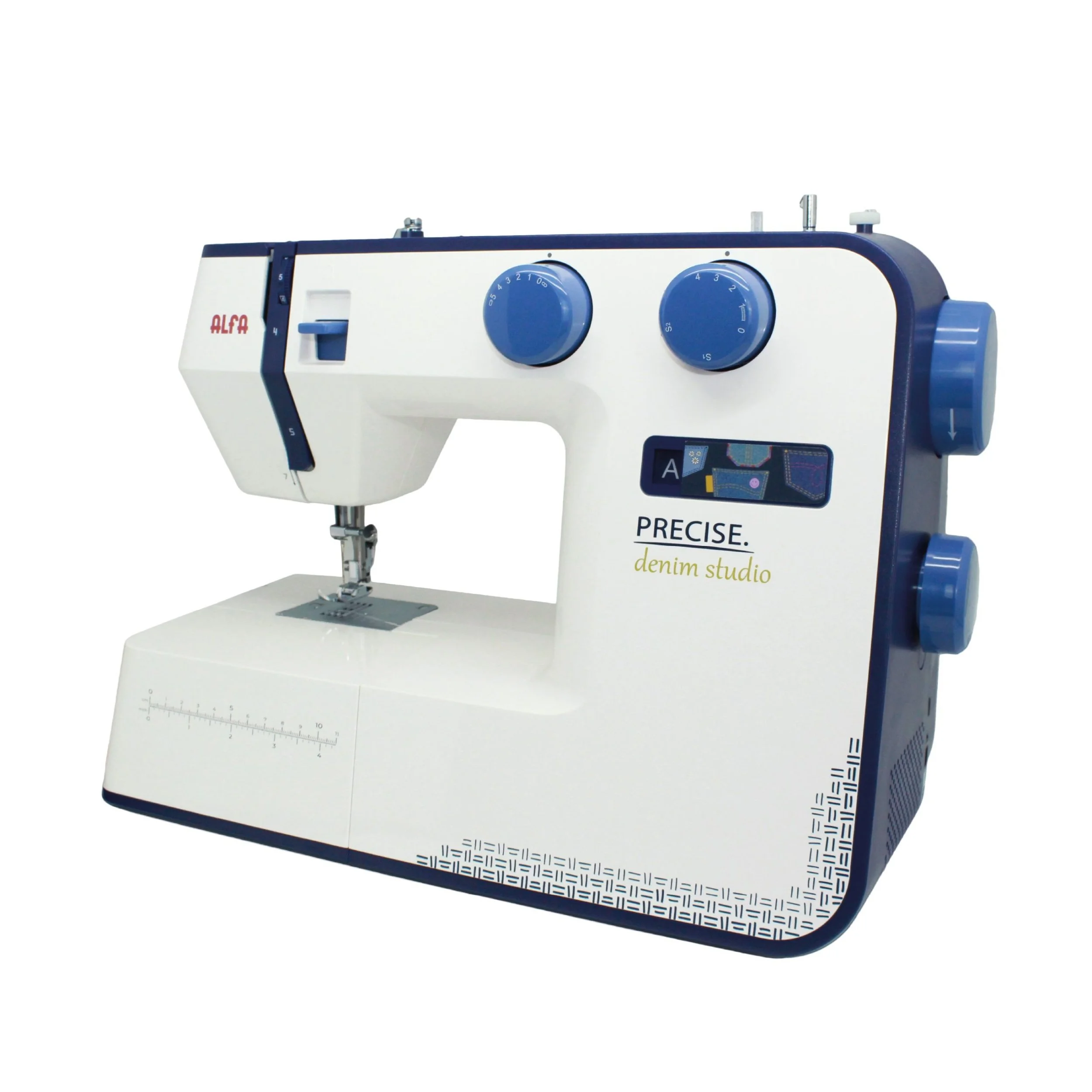 máquina coser precise denim studio materiales escuela costura echo barcelona