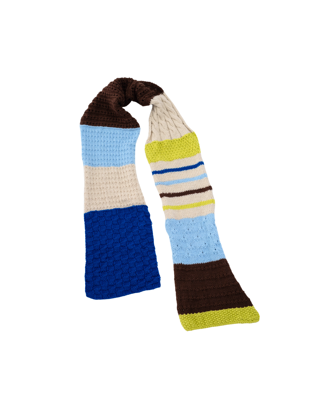 bufanda proyecto muestrario puntos knitting
