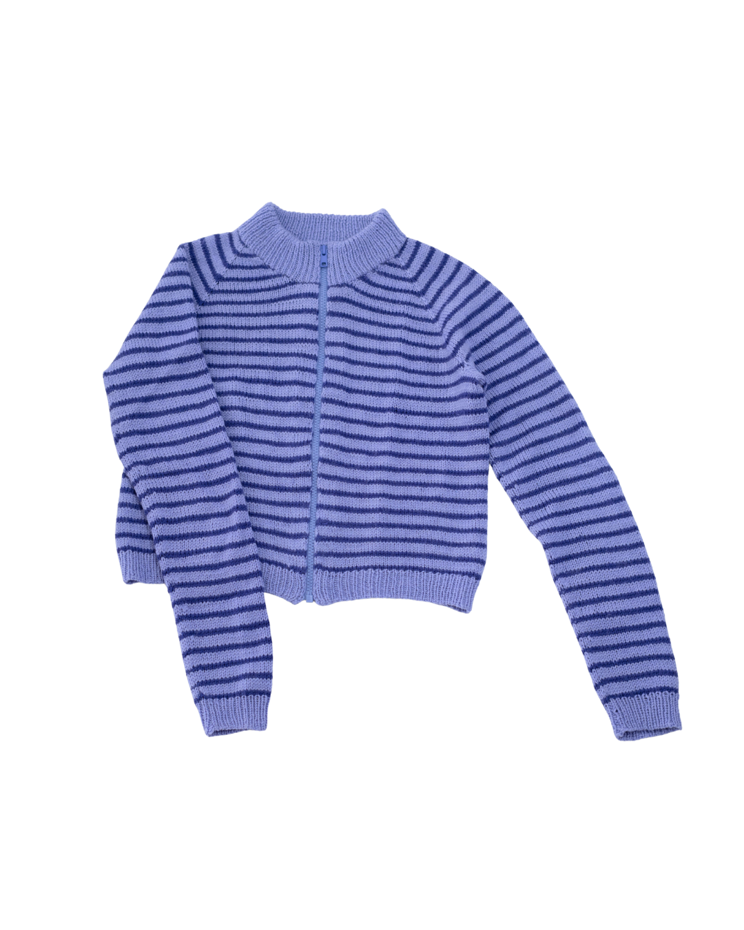 cardigan tejido con cremallera en clases knitting intrmedio echo