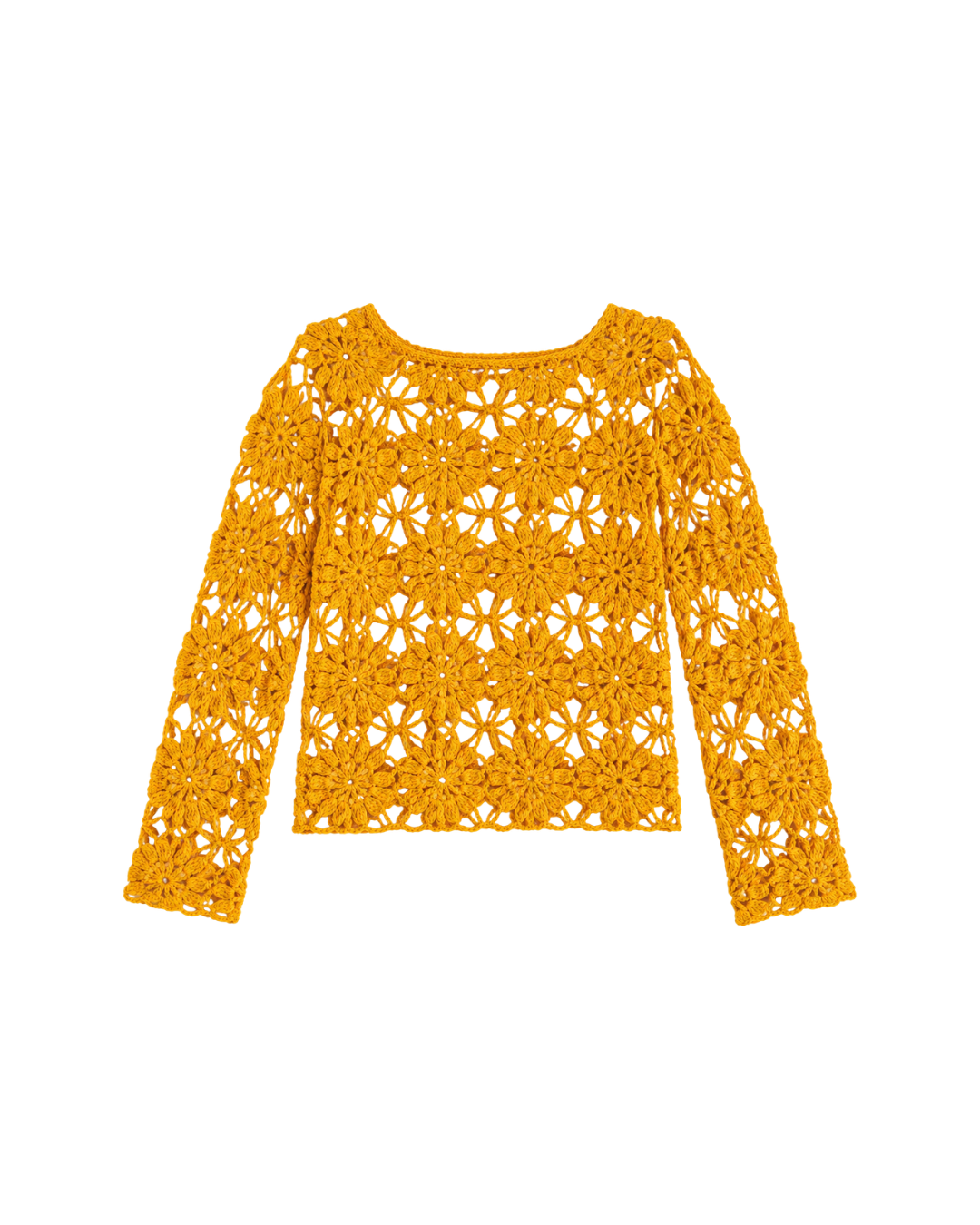 jersey de grannies amarillo con flores
