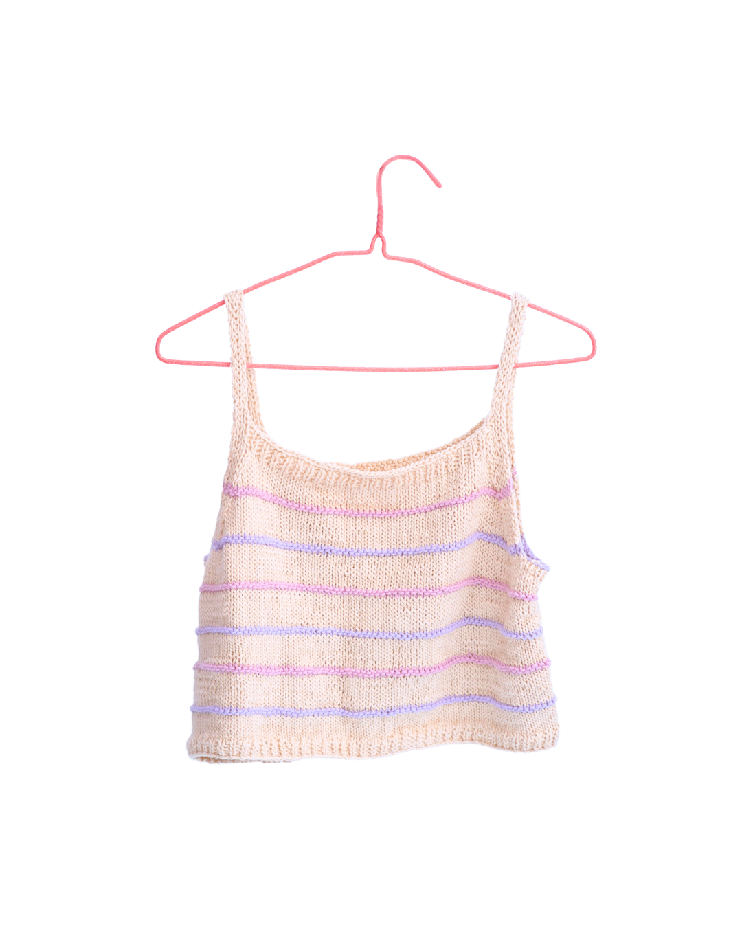 top de knitting hecho en clases de echo club textil