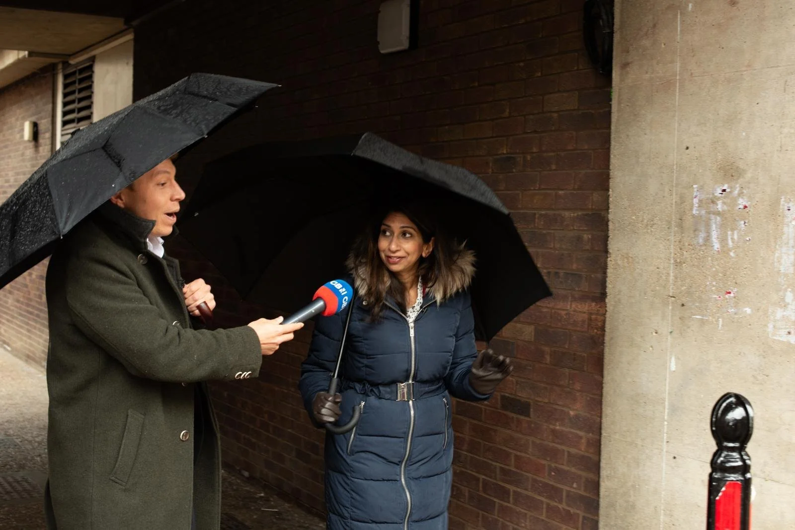 Suella Braverman speaking to Patrick Christys from GB News