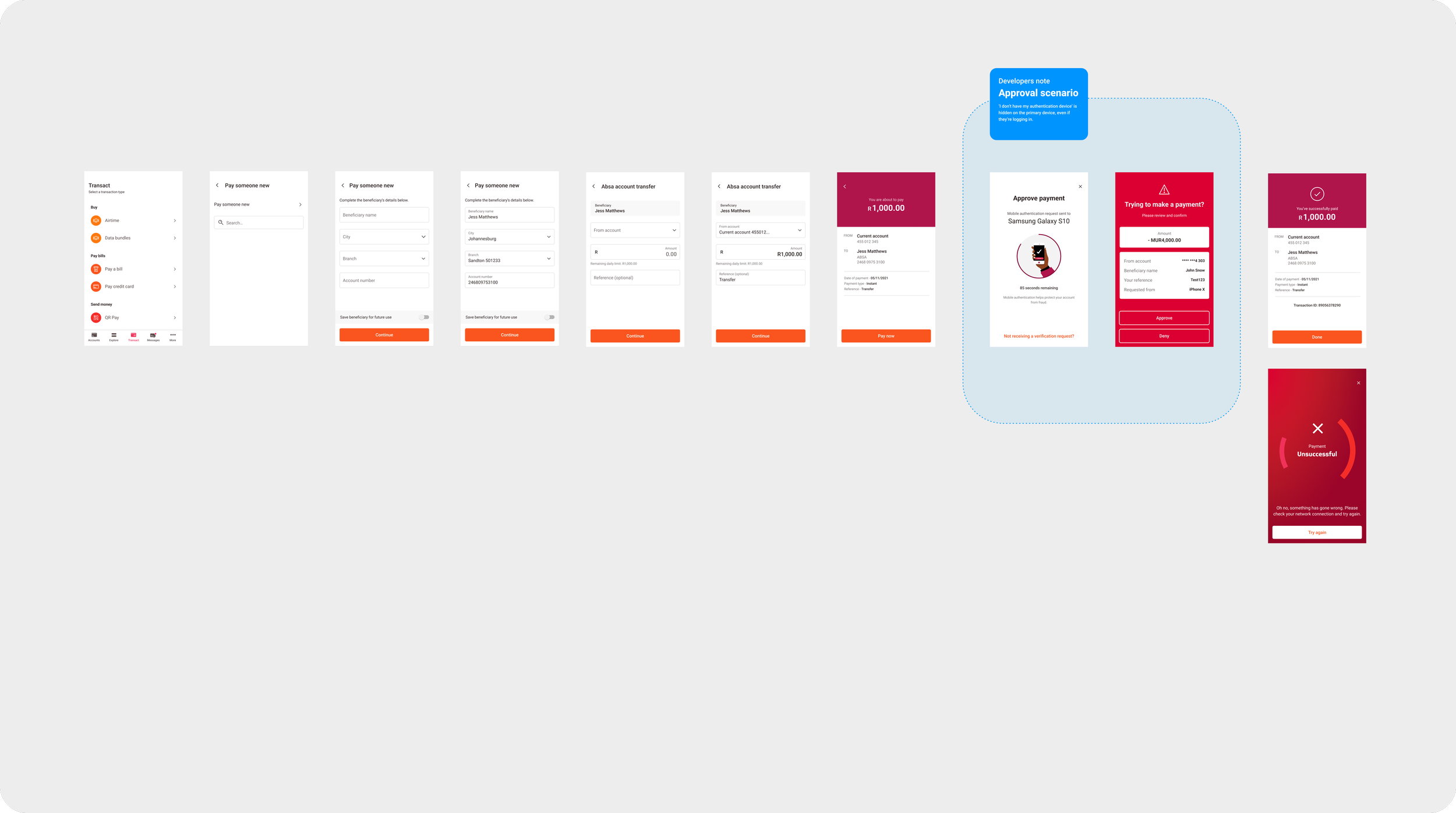 4. Approving a high-risk task from a primary device