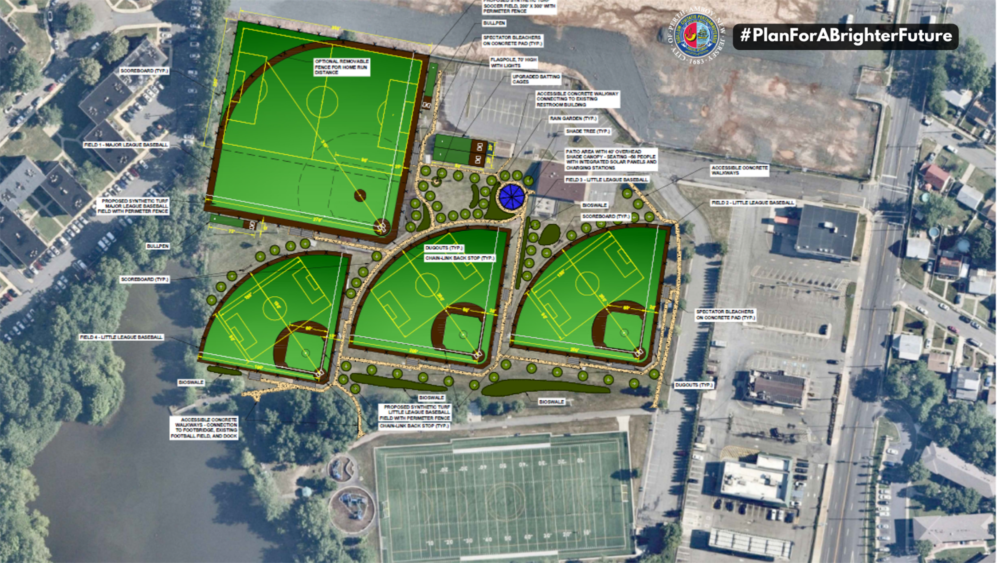 Turco Golf Set to Begin Transformative Renovation of Veterans Memorial Youth League Complex in Perth Amboy