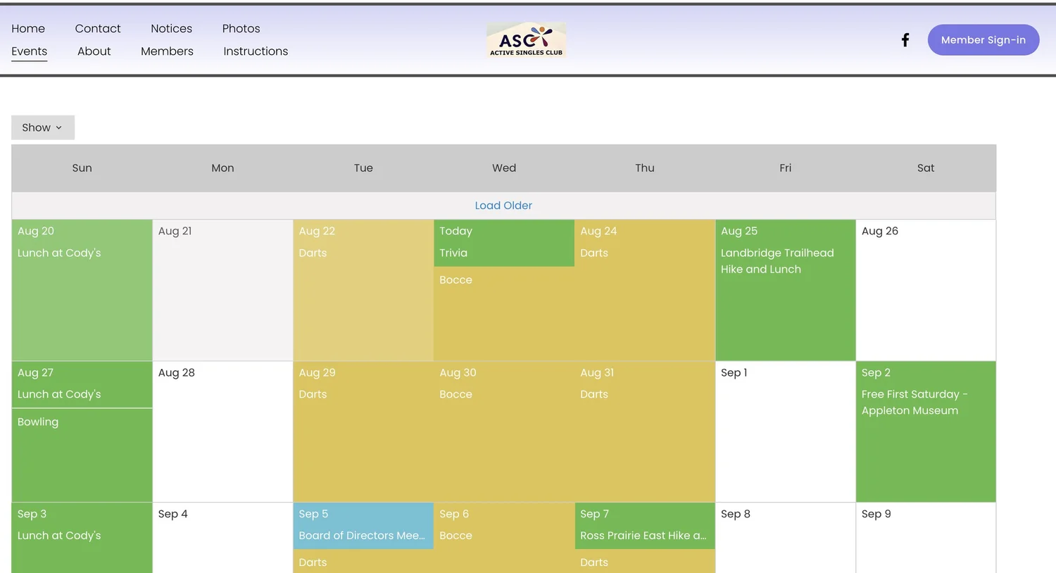 How to Register for an Event/Activity — OTOW Active Singles Club