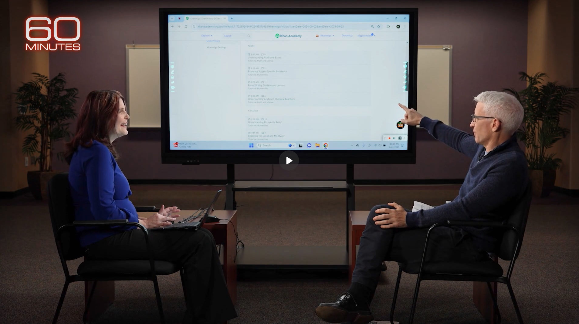 60 Minutes: AI-powered tutor, teaching assistant tested as a way to help educators and students