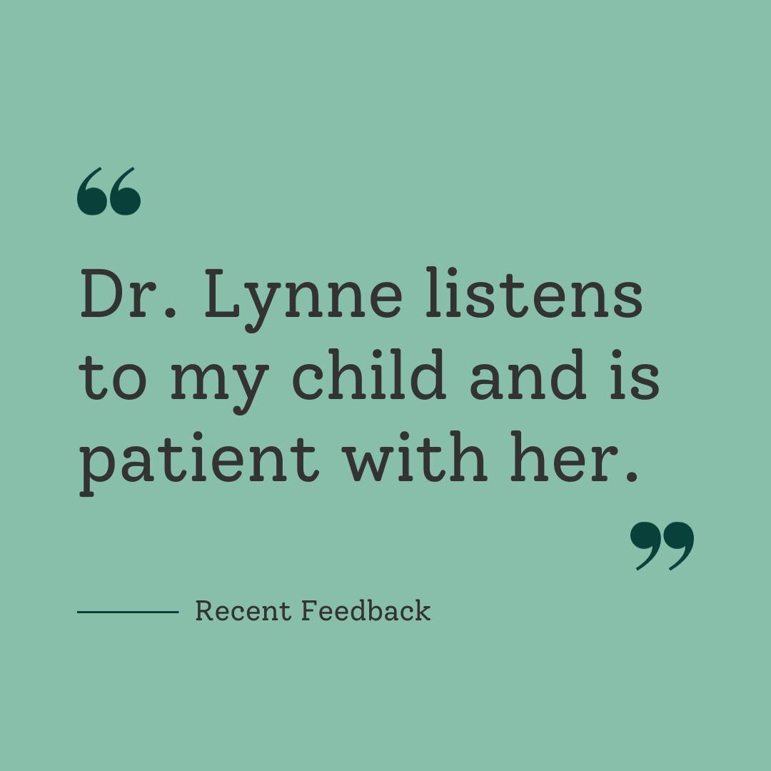 Recent Feedback: Dr. Lynne listens to my child and is patient with her. 💖 Who needs someone to listen and be patient with them today? #RoanokeVirginia #ChildPsychology #FamilyTherapy