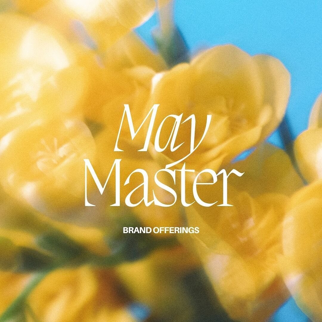 Just getting started? You know your business needs its own look, personality, and point of view, right? We can take it on while you tackle the rest.⁠⠀
⁠⠀
Meet the May Master package🌹⁠⠀
.⁠⠀
.⁠⠀
.⁠⠀
.⁠⠀
#welovebranding #branddesigner #visualidentity #