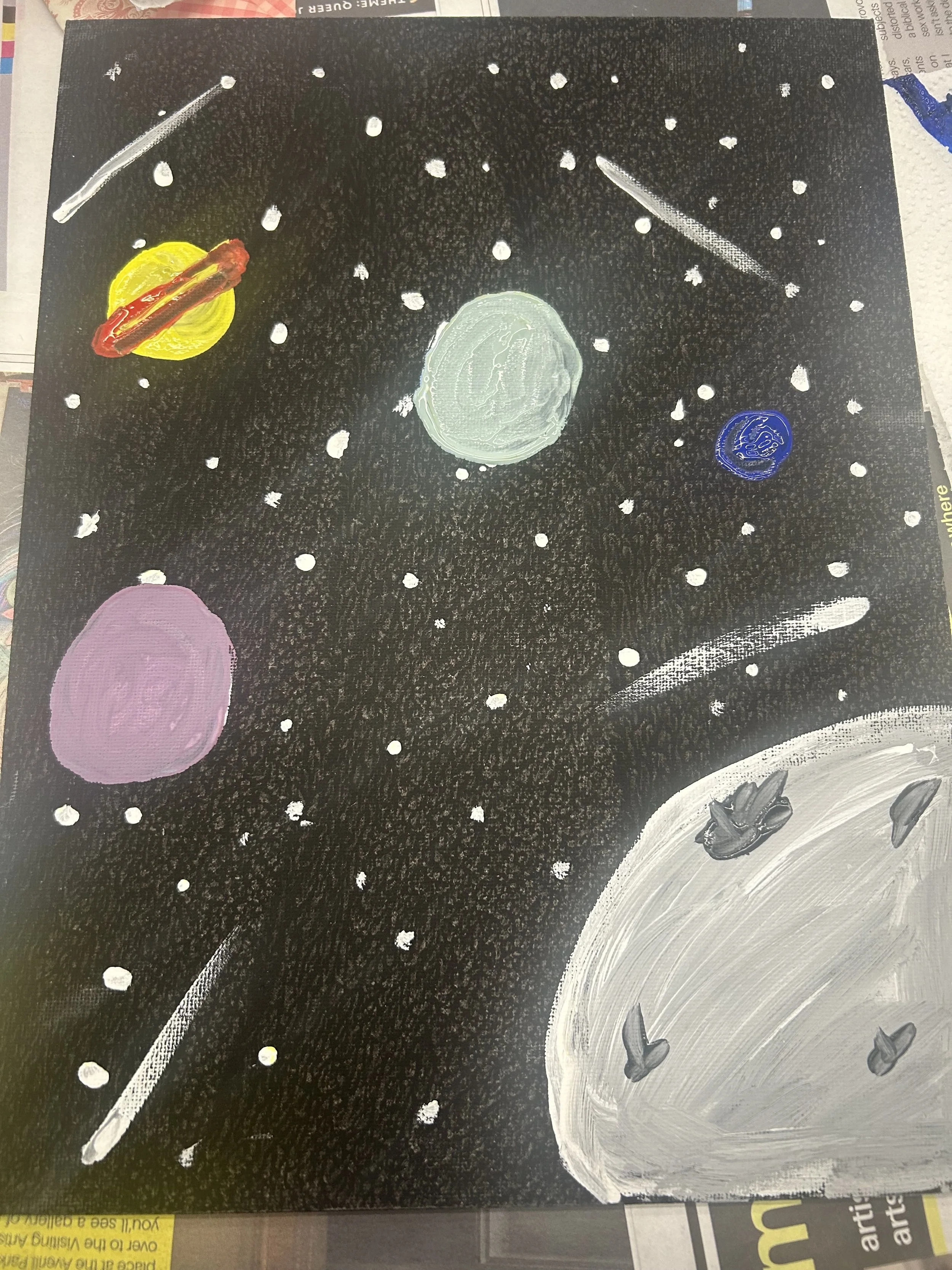 Showcase: How Third Graders at Pleasant Valley Turned Space Science Into Art
