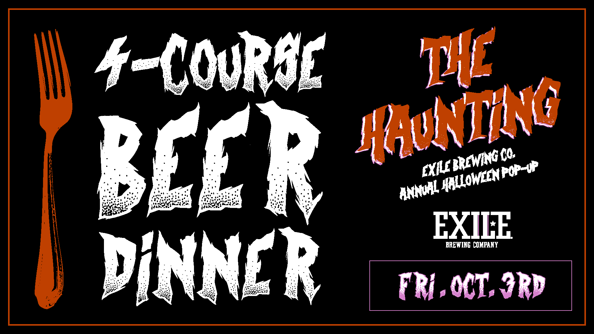 Beer Dinner: The Haunting at Exile