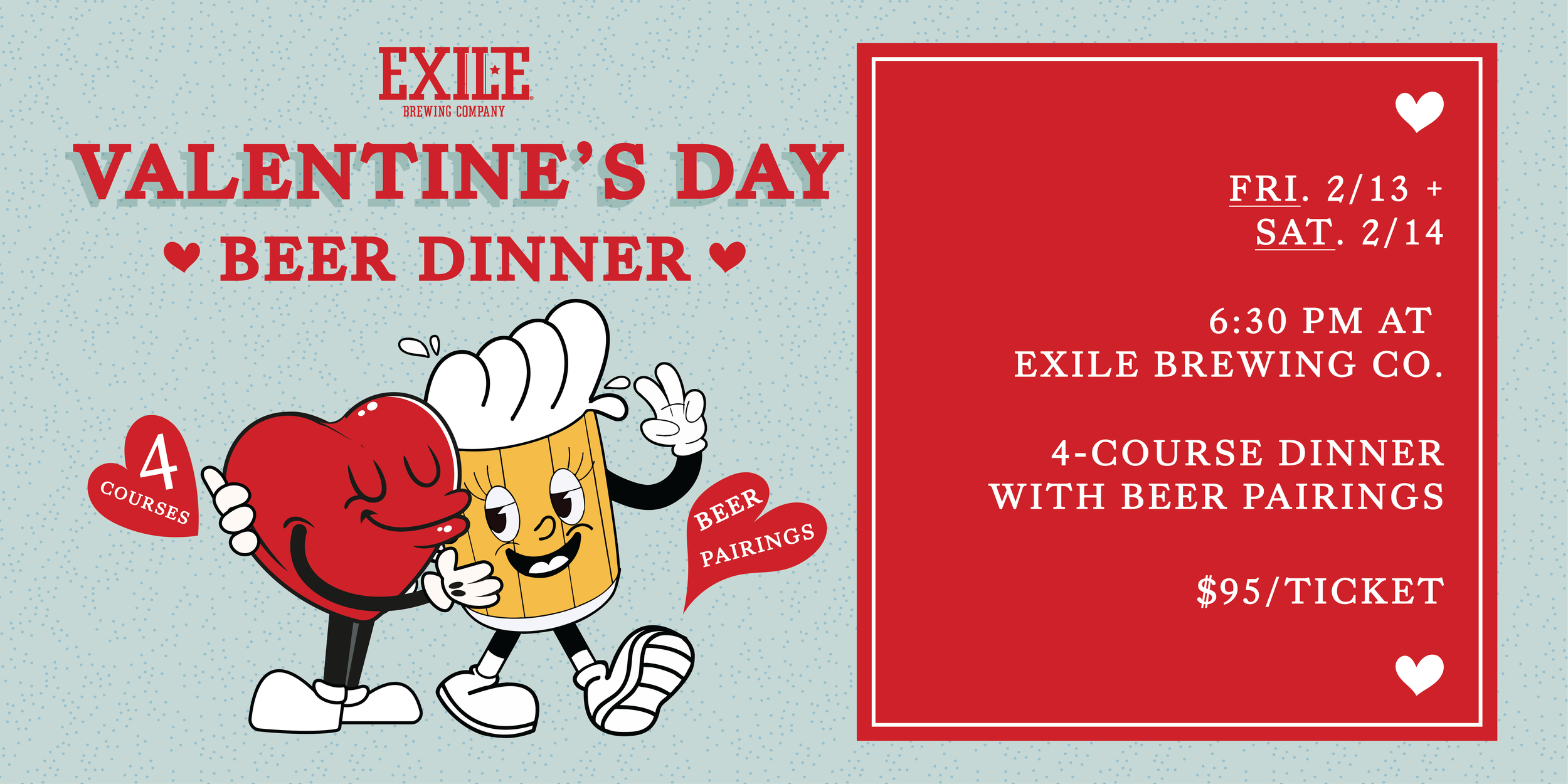 Valentine's Day Beer Dinner