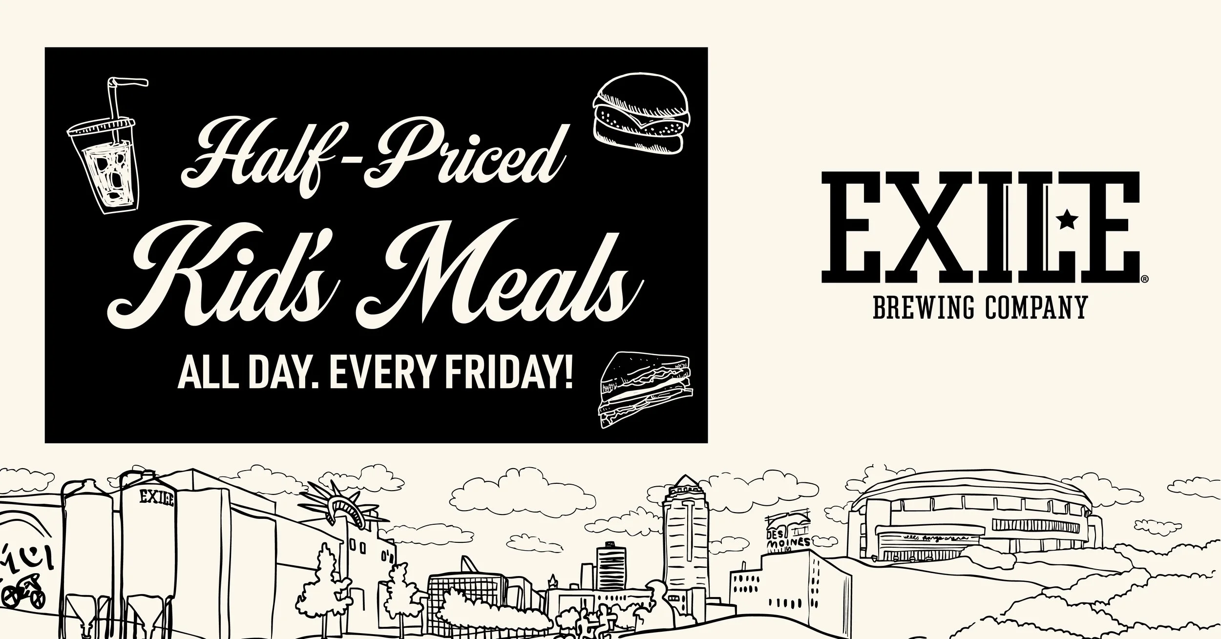 Half-Priced Kid's Meals