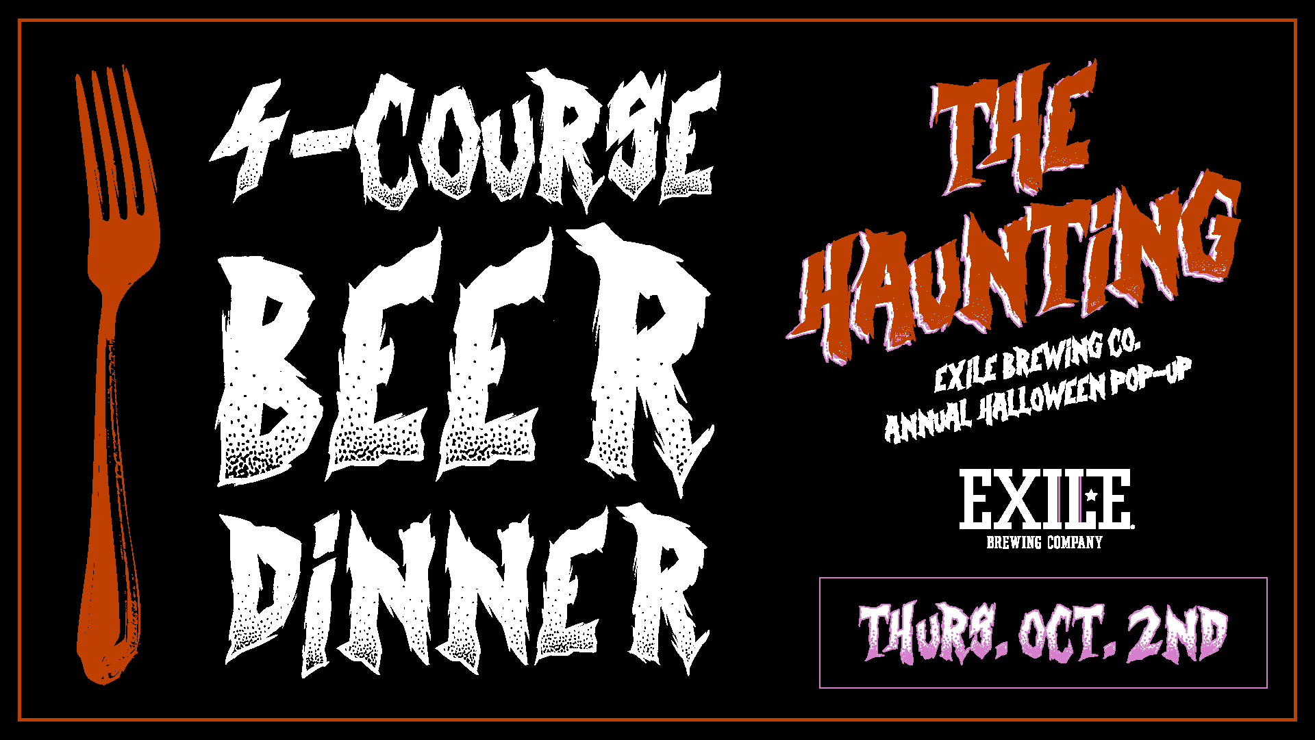 Beer Dinner: The Haunting at Exile
