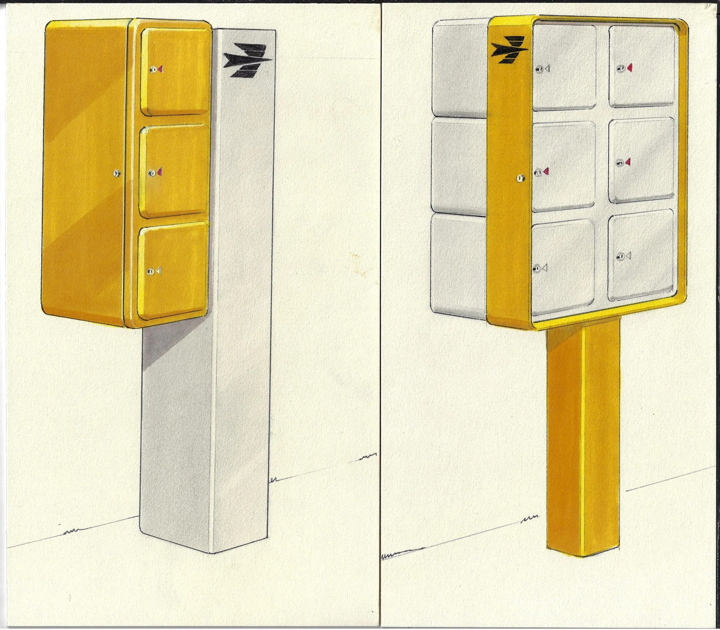 L3 Briefkasten Montage Nr. 9 + 10 Original a. Karton P.T.T..jpg