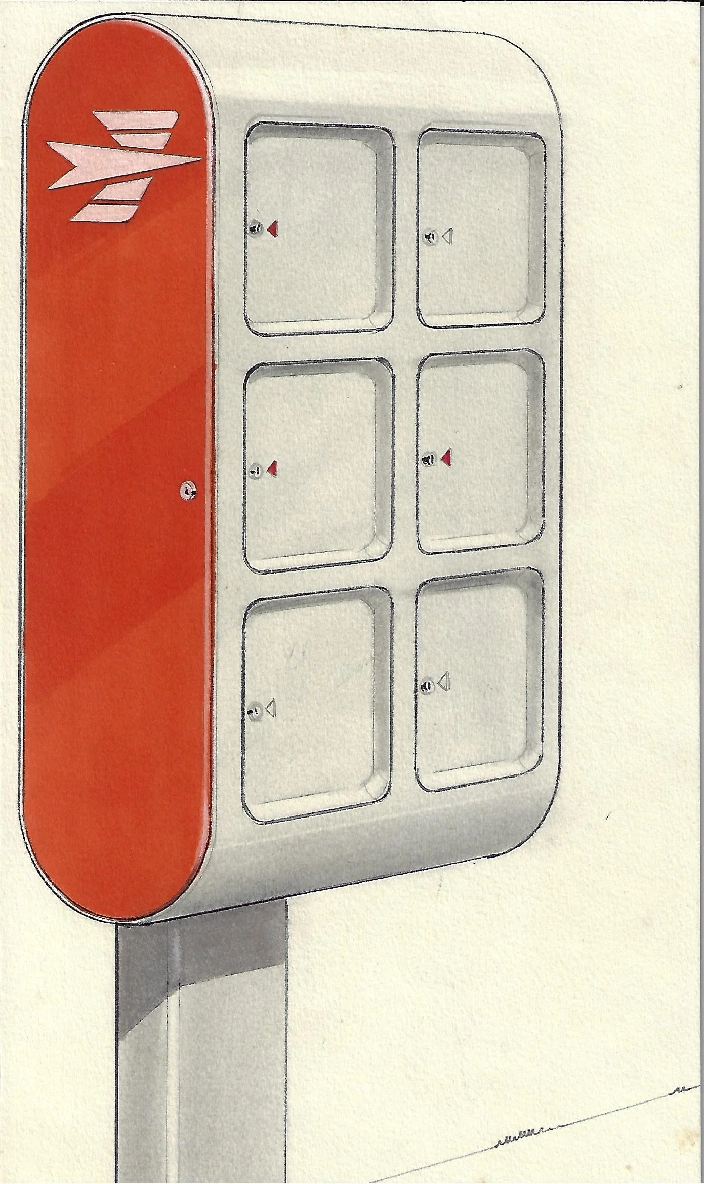 L3 Briefkasten Montage Nr. 13 Original a. Karton P.T.T..jpg