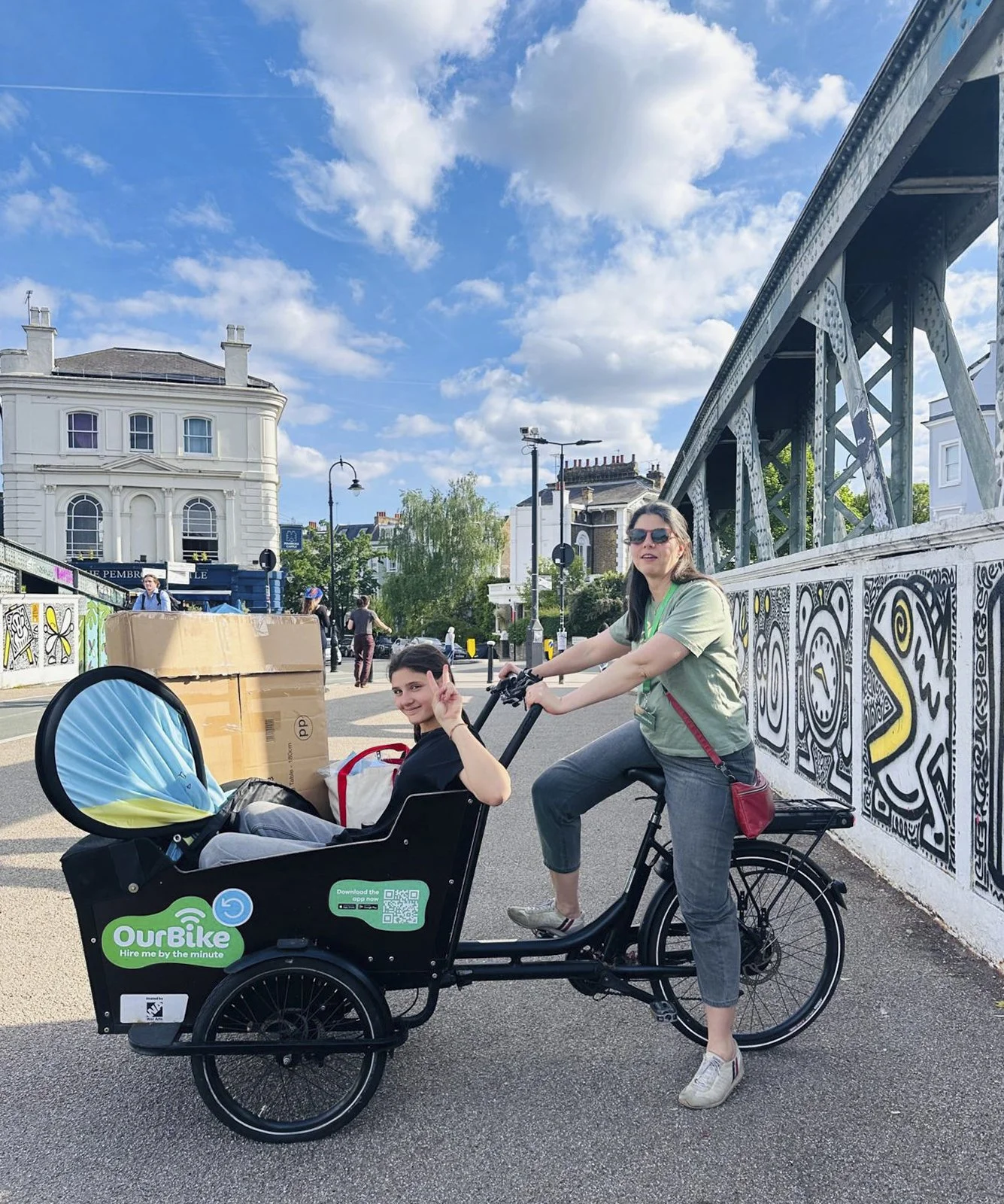 Family Fun &amp; Cargo Bikes, Fortune Green jester festival, West Hampstead