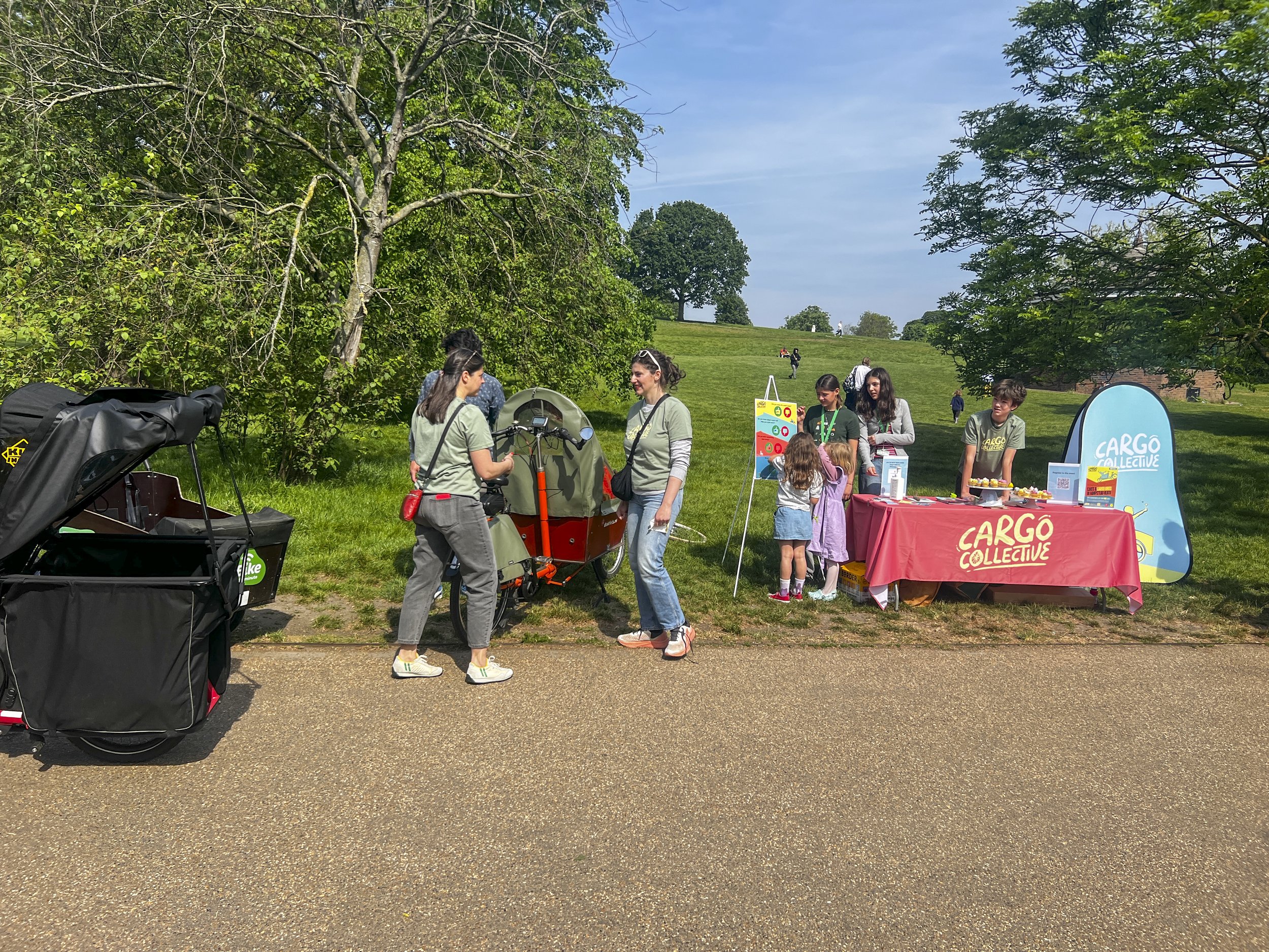 CAKES & CARGO BIKES, HAVERSTOCK SCHOOL, CHALK FARM
