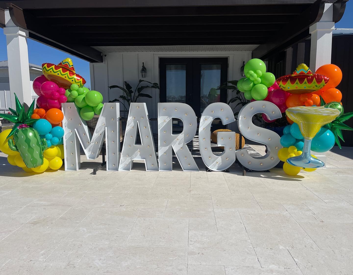 Catch us pool side this upcoming summer with MARGS in our hands! 
Need marquee lights! Holla at us! We got YOU! 
#balloons #balloongarland #events #eventplanner #celebrate #birthdays #eventstylist #bachelorette #foils #marqueelights #party #bestweeke