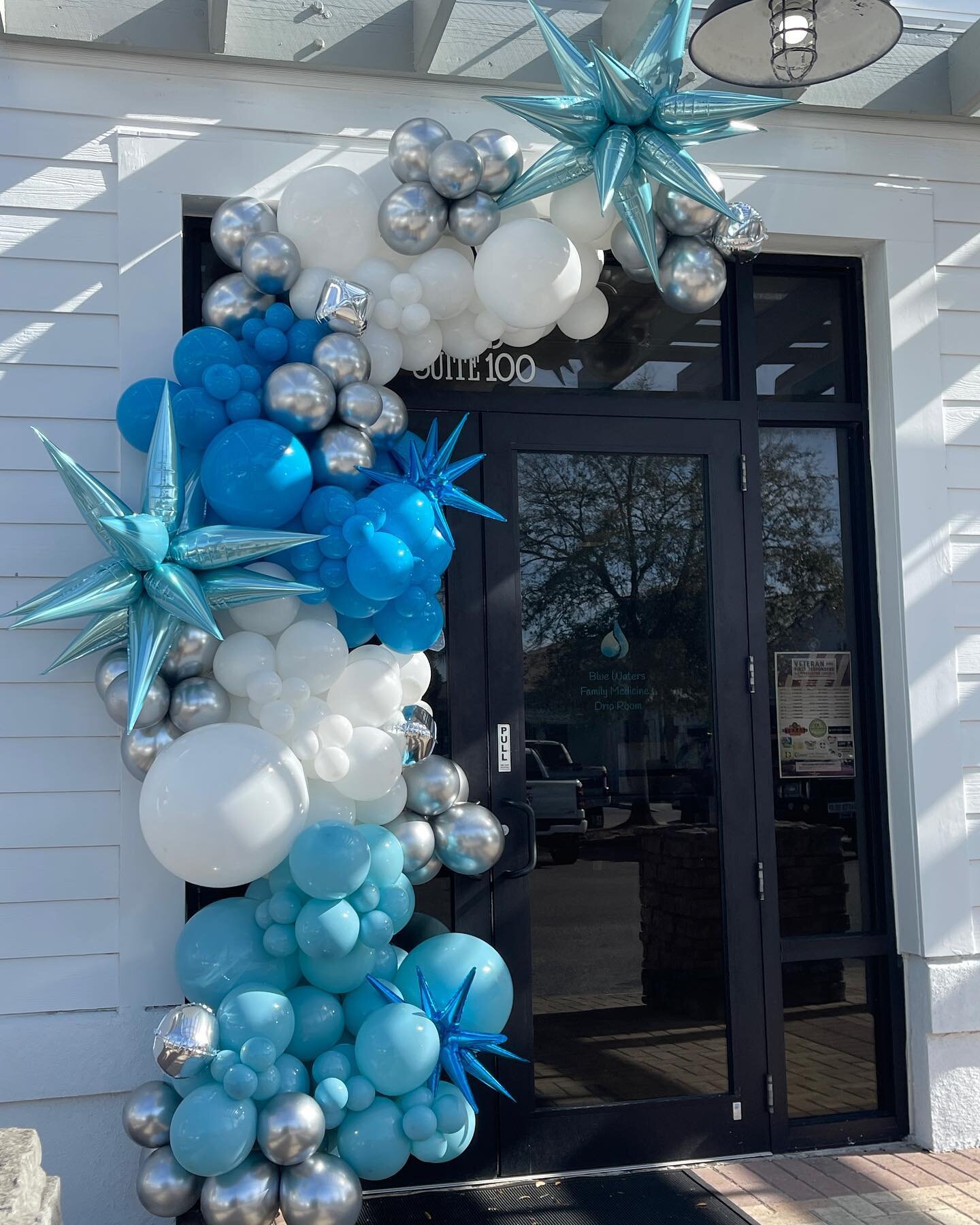 Blue Waters Family Medicine &amp; Drip Room had their chamber ribbon cutting last week! Loving all of these blues!!