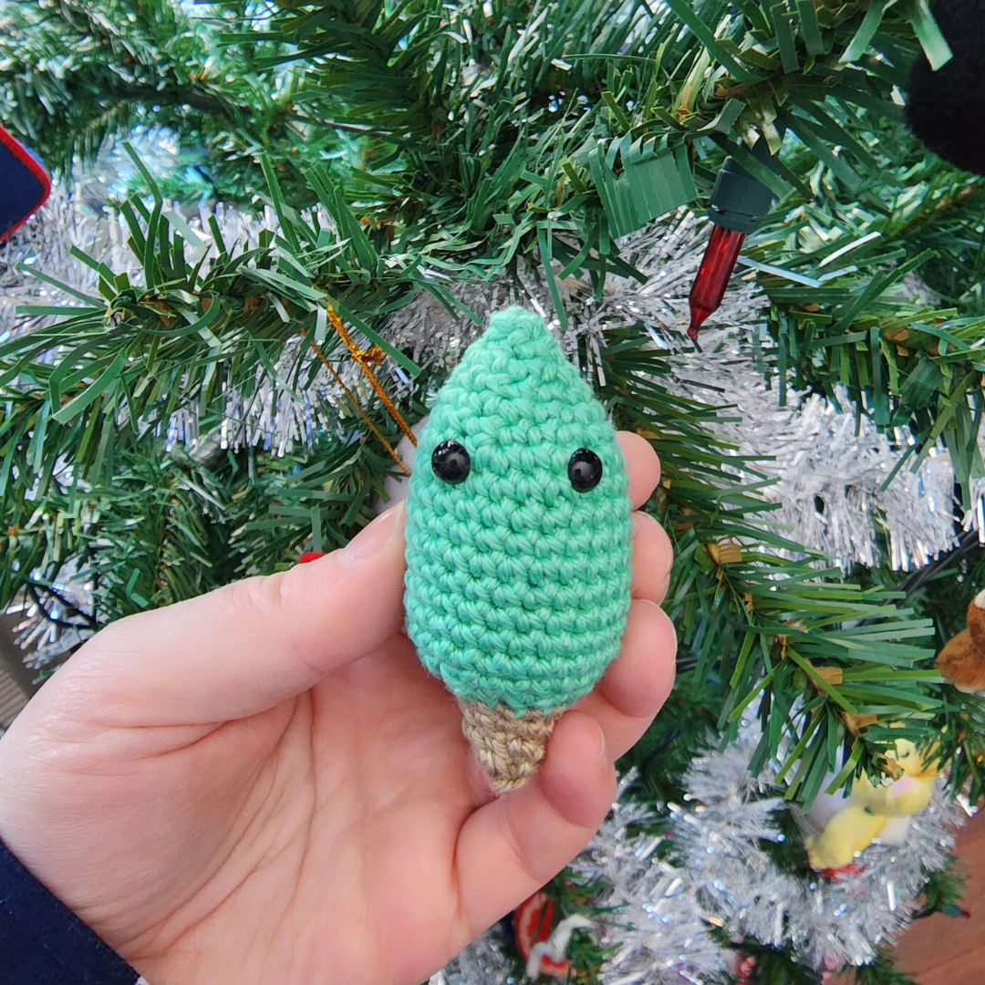 Light Bulb Crochet Pattern, Light Bulb Garland, Crochet Christmas Decor,  Christmas Crochet Garland, Crochet Christmas Lights Pattern, No Sew 