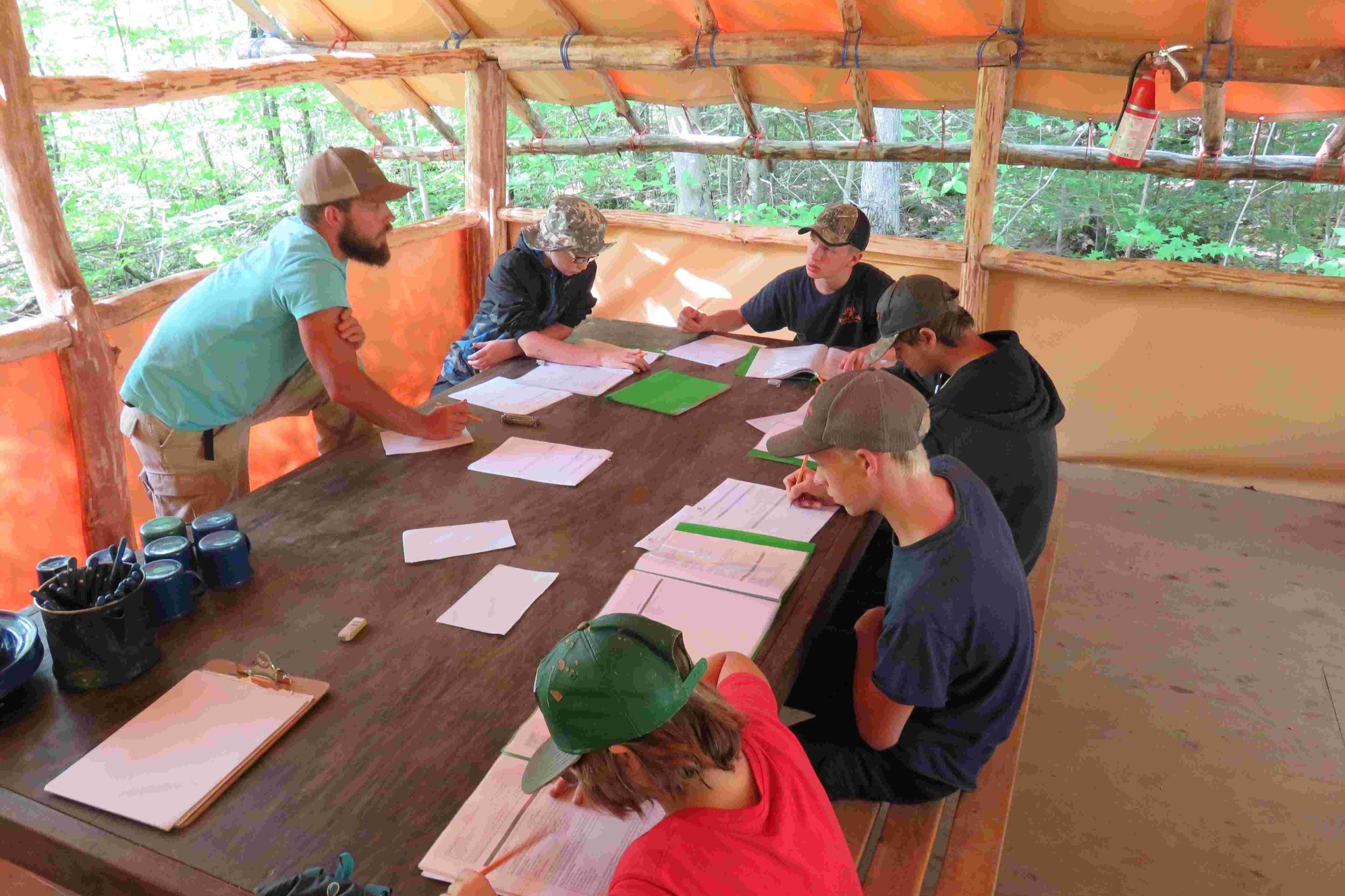 Dining and activity tent