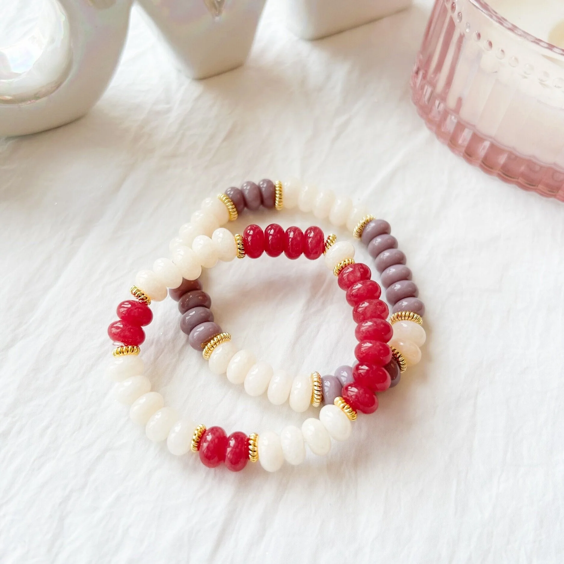 Rondelle Statement Bracelet