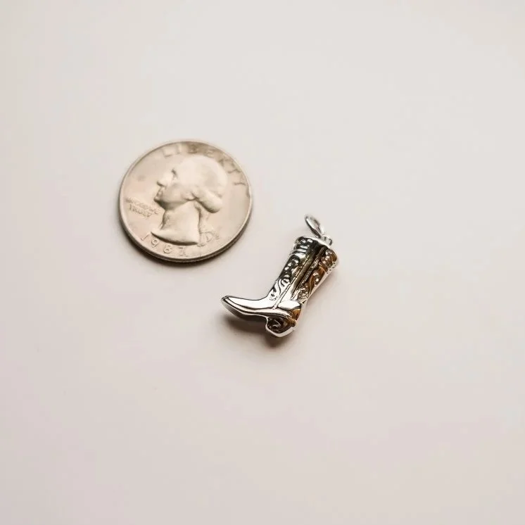Silver Boot Charm