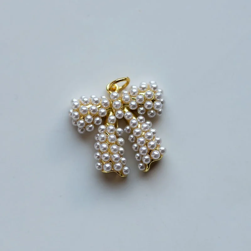 Pearl Bow Charm